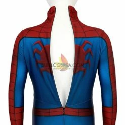 Cosrea Spiderman PS4 Game Classic Version Kids Size Digital Printed Cosplay Costume