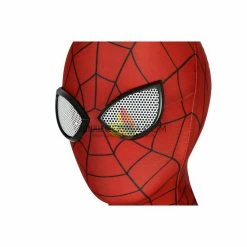 Cosrea Spiderman PS4 Game Classic Version Kids Size Digital Printed Cosplay Costume