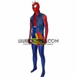 Cosrea Marvel Universe Spiderman PS4 Game Punk Suit Digital Printed Cosplay Costume