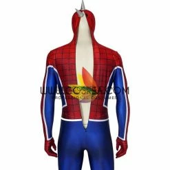 Cosrea Marvel Universe Spiderman PS4 Game Punk Suit Digital Printed Cosplay Costume