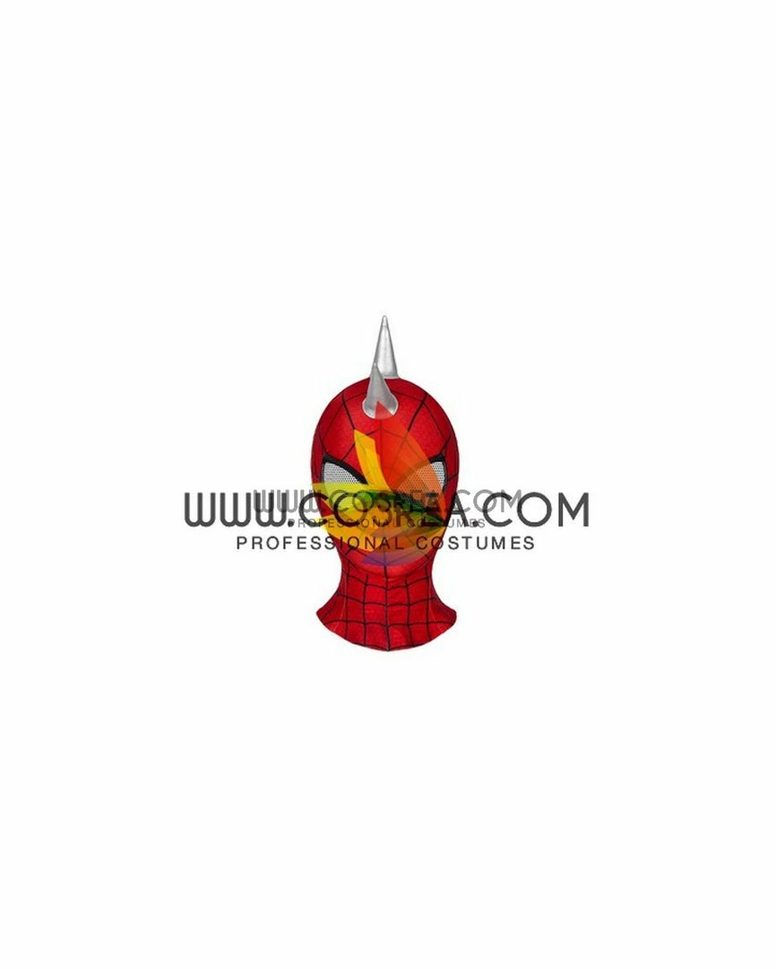 Cosrea Spiderman PS4 Game Punk Suit Kids Size Digital Printed Cosplay Costume Marvel Universe