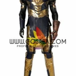 Cosrea Thanos Infinity War Metallic PU Leather Cosplay Costume