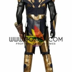 Cosrea Thanos Infinity War Metallic PU Leather Cosplay Costume