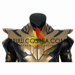 Cosrea Thanos Infinity War Metallic PU Leather Cosplay Costume
