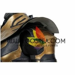 Cosrea Thanos Infinity War Metallic PU Leather Cosplay Costume