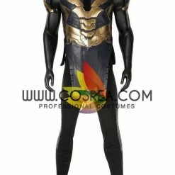 Cosrea Thanos Infinity War Metallic PU Leather Cosplay Costume