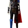 Cosrea Marvel Universe Thor Sakaar Arena Dark Blue Version Cosplay Costume