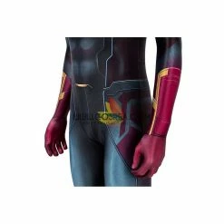 Cosrea Marvel Universe Vision Infinity War Digital Printed Cosplay Costume