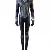 Cosrea Wasp Metallic Blue PU Leather Cosplay Costume