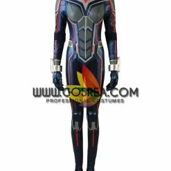Cosrea Wasp Metallic Blue PU Leather Cosplay Costume