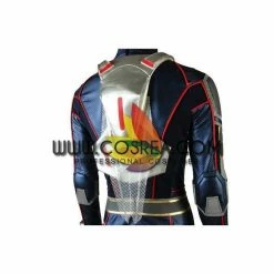 Cosrea Wasp Metallic Blue PU Leather Cosplay Costume
