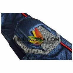 Cosrea Wasp Metallic Blue PU Leather Cosplay Costume