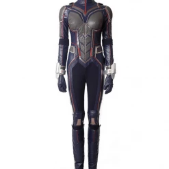 Cosrea Marvel Universe Wasp Movie Version PU Leather Cosplay Costume