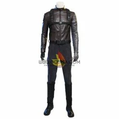 Cosrea Winter Soldier The Falcon And Winter Soldier TV Series Full PU Leather Version Cosplay Costume Marvel Universe