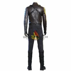 Cosrea Winter Soldier The Falcon And Winter Soldier TV Series Full PU Leather Version Cosplay Costume Marvel Universe