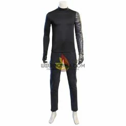 Cosrea Winter Soldier The Falcon And Winter Soldier TV Series Full PU Leather Version Cosplay Costume Marvel Universe