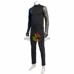 Cosrea Winter Soldier The Falcon And Winter Soldier TV Series Full PU Leather Version Cosplay Costume Marvel Universe
