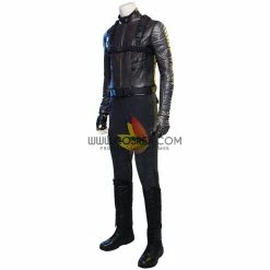 Cosrea Winter Soldier The Falcon And Winter Soldier TV Series Full PU Leather Version Cosplay Costume Marvel Universe