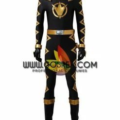 Cosrea Power Rangers Dino Thunder Black Ranger Cosplay Costume TV & Movies