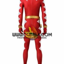 Cosrea TV & Movies Power Rangers Dino Thunder Red Ranger Cosplay Costume