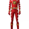 Cosrea TV & Movies Power Rangers Dino Thunder Red Ranger Cosplay Costume