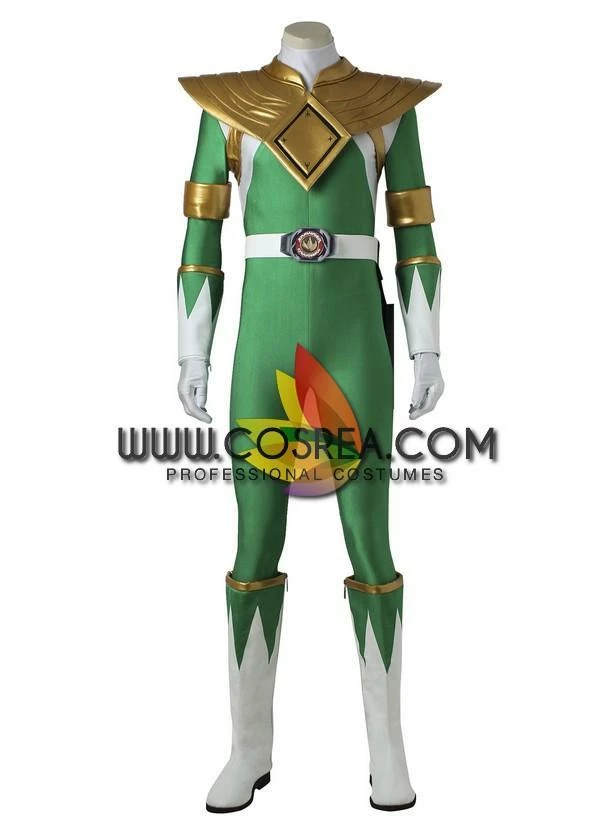 Cosrea Power Rangers Kyoryu Sentai Green Ranger Cosplay Costume