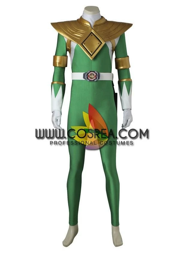 Cosrea Power Rangers Kyoryu Sentai Green Ranger Cosplay Costume