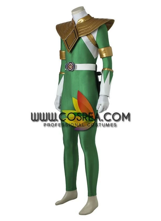Cosrea Power Rangers Kyoryu Sentai Green Ranger Cosplay Costume