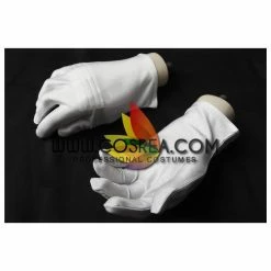 Cosrea TV & Movies Power Rangers Kyoryu Sentai White Ranger Cosplay Costume