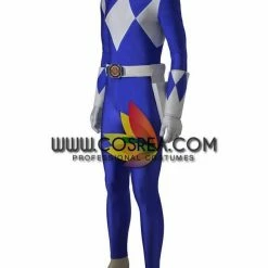 Cosrea Mighty Morphin Power Rangers Blue Ranger Cosplay Costume TV & Movies
