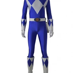 Cosrea Mighty Morphin Power Rangers Blue Ranger Cosplay Costume TV & Movies
