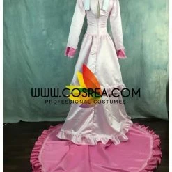Cosrea Cosplay Costumes Puella Magi Madoka Ultimate Satin With Extended Train Cosplay Costume
