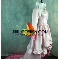 Cosrea Cosplay Costumes Puella Magi Madoka Ultimate Satin With Extended Train Cosplay Costume