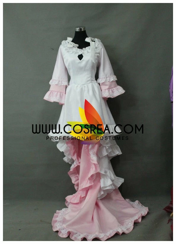 Cosrea Puella Magi Madoka Ultimate Matte Satin With Lace Trim Cosplay Costume Cosplay Costumes