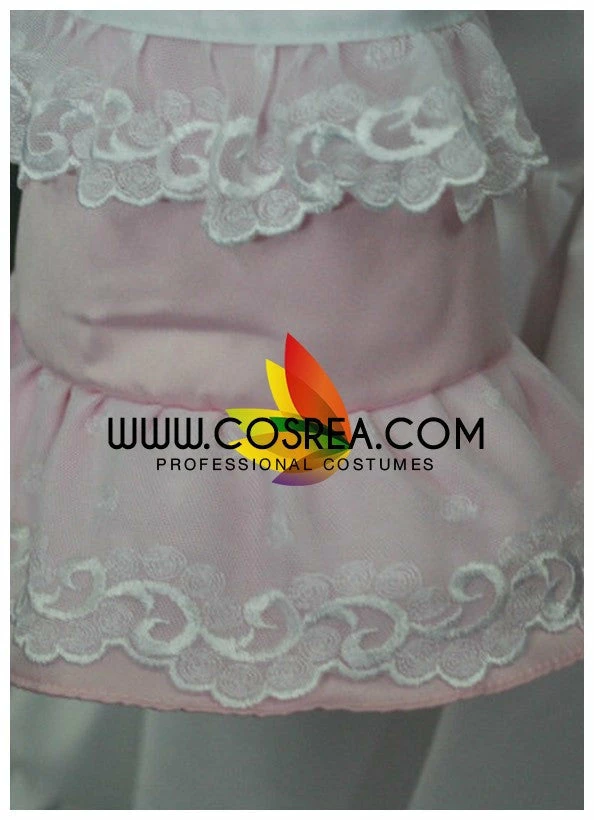Cosrea Puella Magi Madoka Ultimate Matte Satin With Lace Trim Cosplay Costume Cosplay Costumes