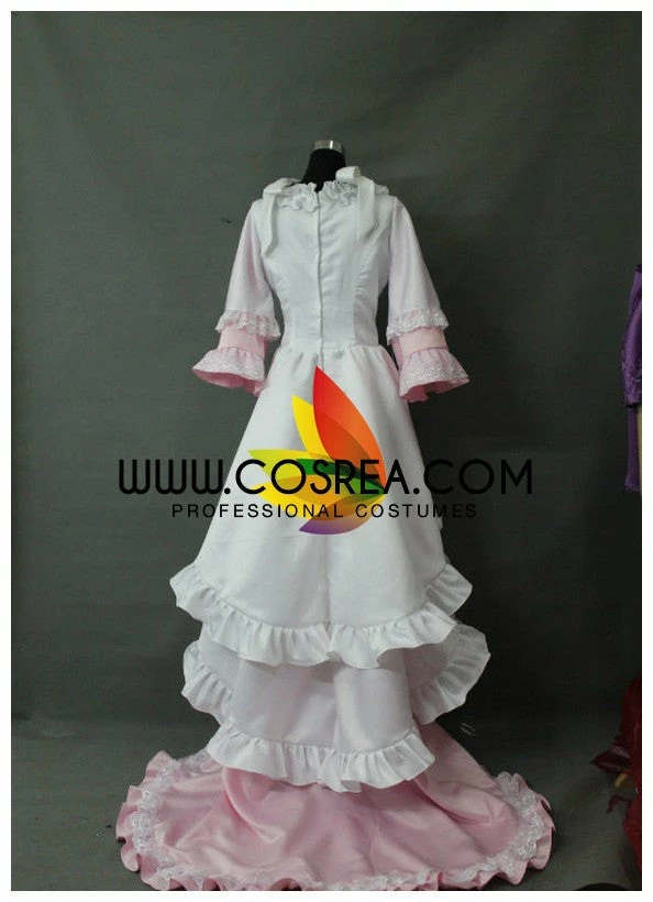 Cosrea Puella Magi Madoka Ultimate Matte Satin With Lace Trim Cosplay Costume Cosplay Costumes