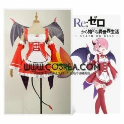 Cosrea Re:Zero Ram Death Or Kiss Cosplay Costume