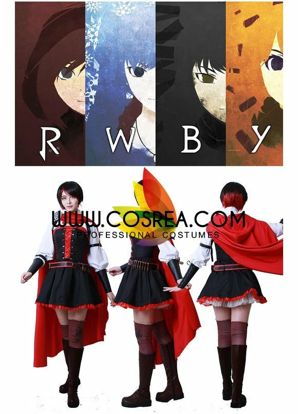 Cosrea Anime Costumes RWBY Ruby Rose Season 4 Cosplay Costume