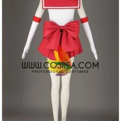 Cosrea Anime Costumes Sailormoon Sailor Mars Rei Hino Cosplay Costume