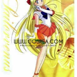 Cosrea Sailormoon Sailor Venus Minako Aino Cosplay Costume Anime Costumes