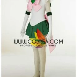 Cosrea Sailormoon Super S Sailor Jupiter Makoto Kino Cosplay Costume