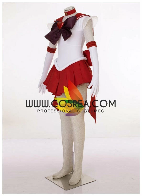 Cosrea Anime Costumes Sailormoon Super S Sailor Mars Rei Hino Cosplay Costume