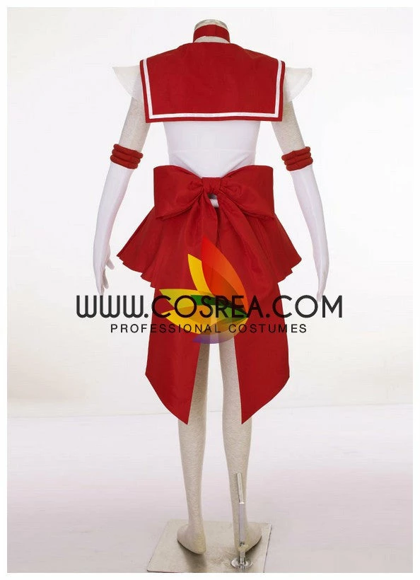 Cosrea Anime Costumes Sailormoon Super S Sailor Mars Rei Hino Cosplay Costume