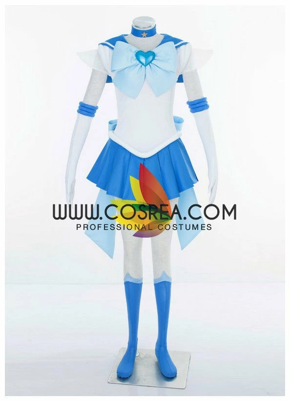 Cosrea Sailormoon Super S Sailor Mercury Ami Mizuno Cosplay Costume