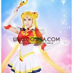 Cosrea Sailormoon Super S Sailor Moon Cosplay Costume
