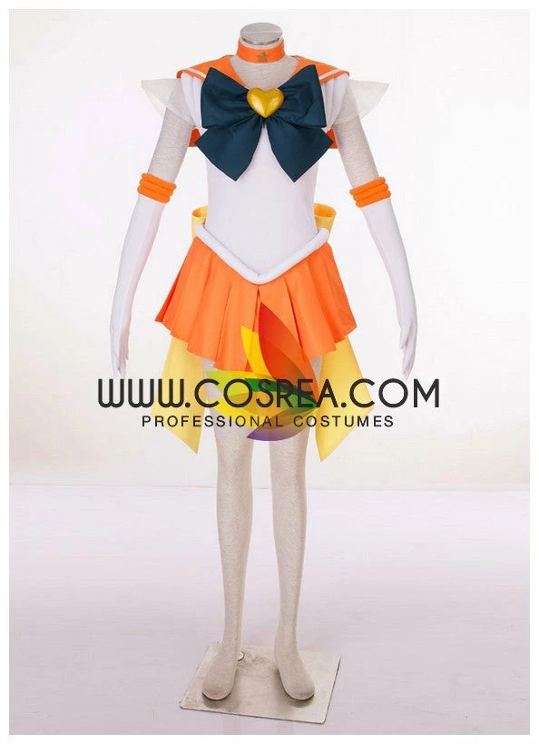 Cosrea Anime Costumes Sailormoon Super S Sailor Venus Minako Aino Cosplay Costume