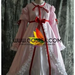 Cosrea Shugo Chara Amu Hinamori Pink Satin Cosplay Costume Anime Costumes