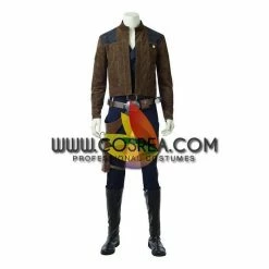 Cosrea TV & Movies Han Solo Star Wars Suede Leather Cosplay Costume