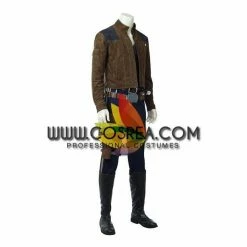 Cosrea TV & Movies Han Solo Star Wars Suede Leather Cosplay Costume