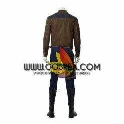 Cosrea TV & Movies Han Solo Star Wars Suede Leather Cosplay Costume